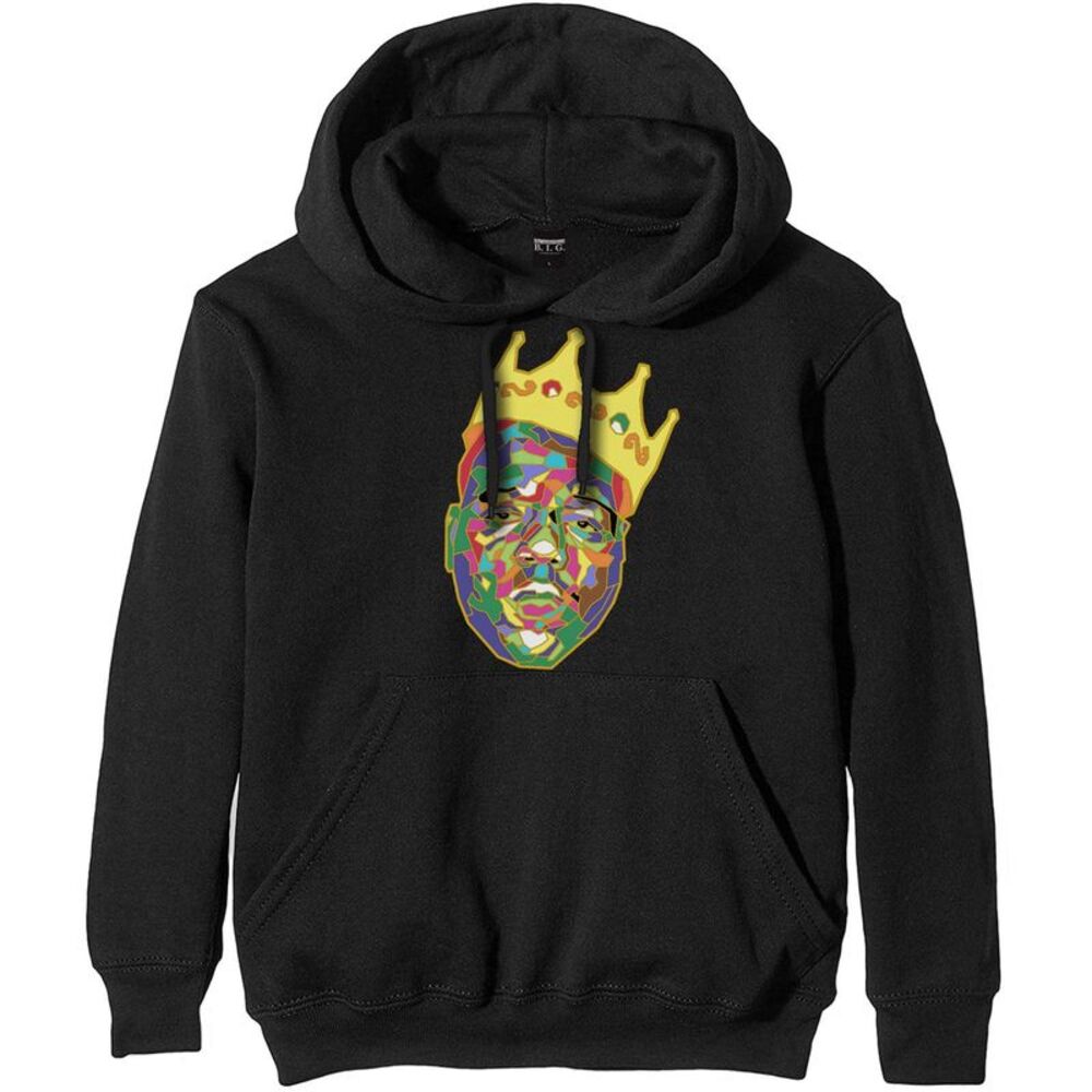 Biggie Smalls Unisex Adult Crown Hoodie / Black